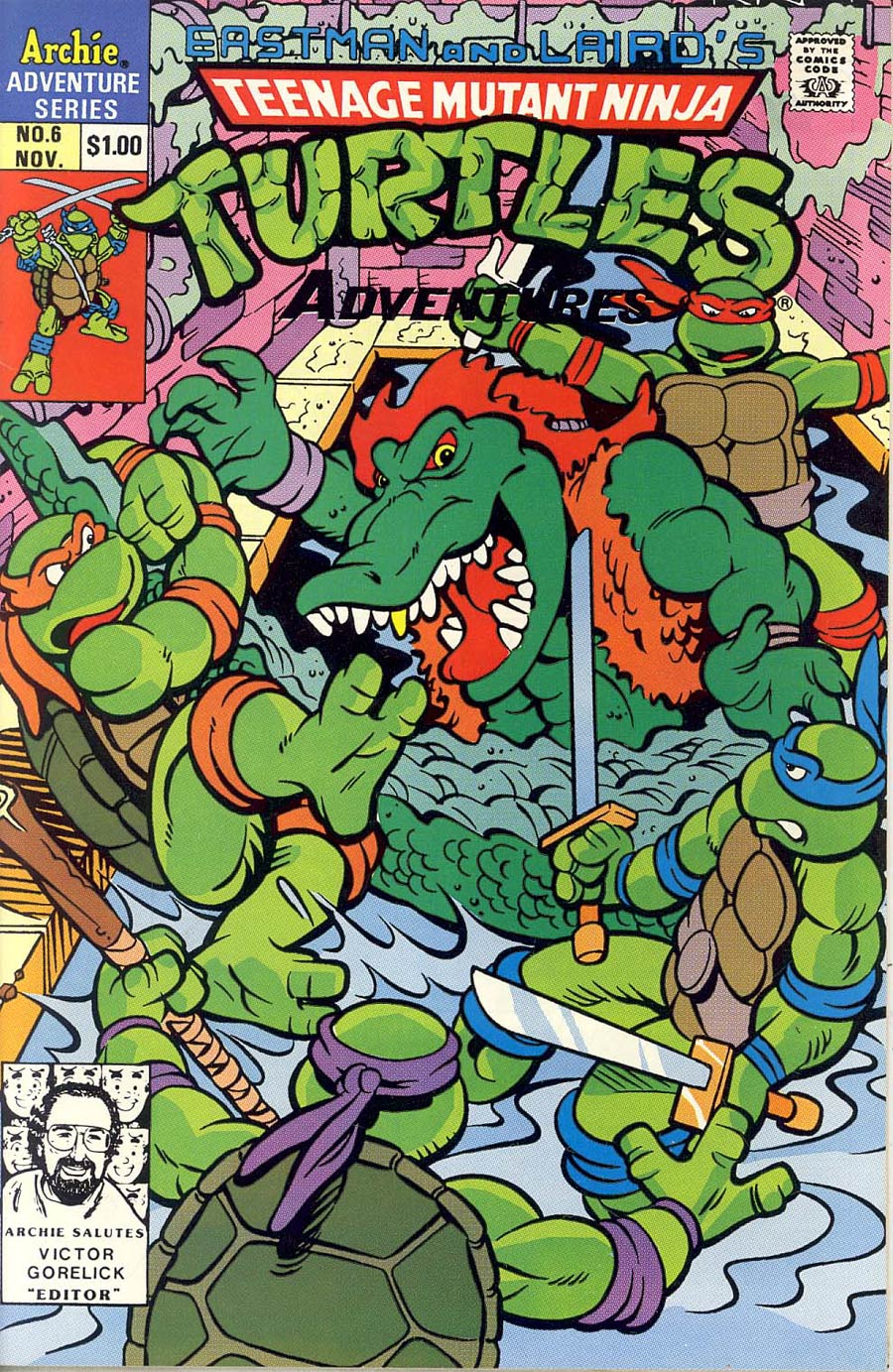 Teenage Mutant Ninja Turtles Adventures Vol 2 #6 Cover C 3rd Ptg