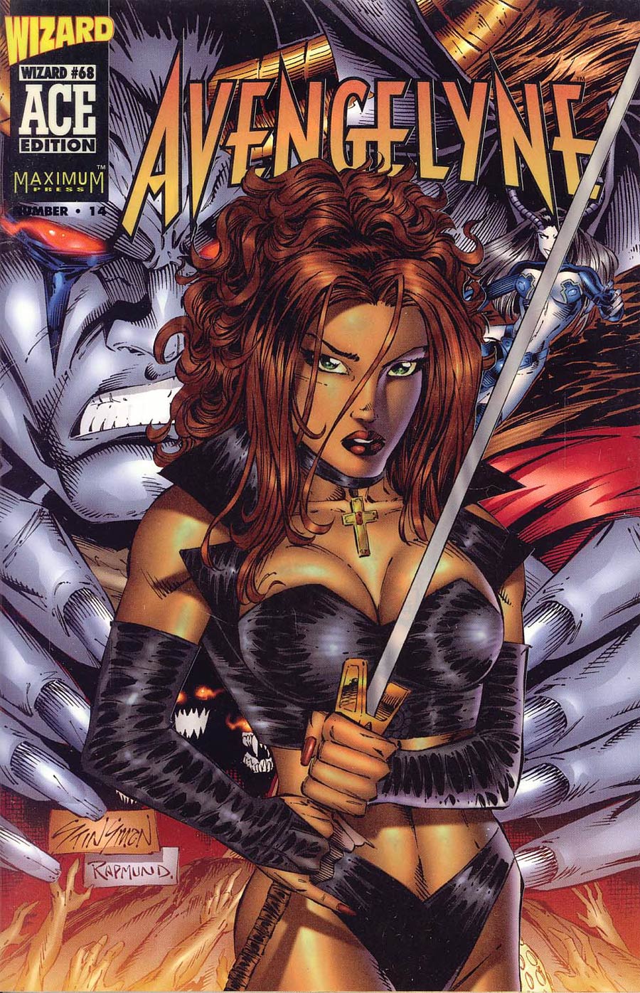 Avengelyne #1 Cover E Wizard Ace Edition