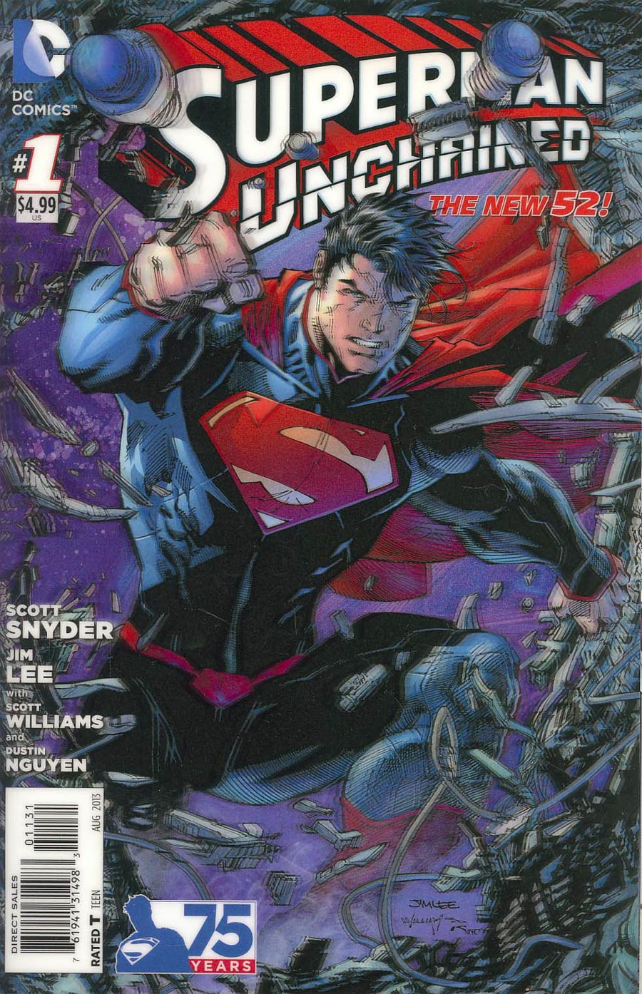 Superman Unchained #1 Cover N 3D Motion Cover