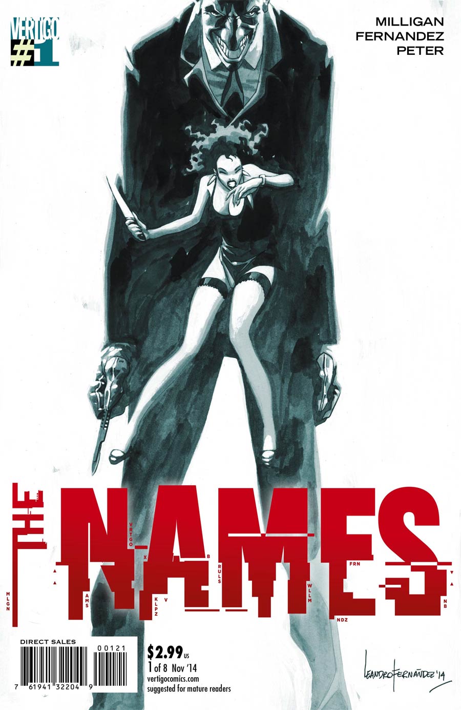 Names #1 Cover B Incentive Leandro Fernandez Variant Cover