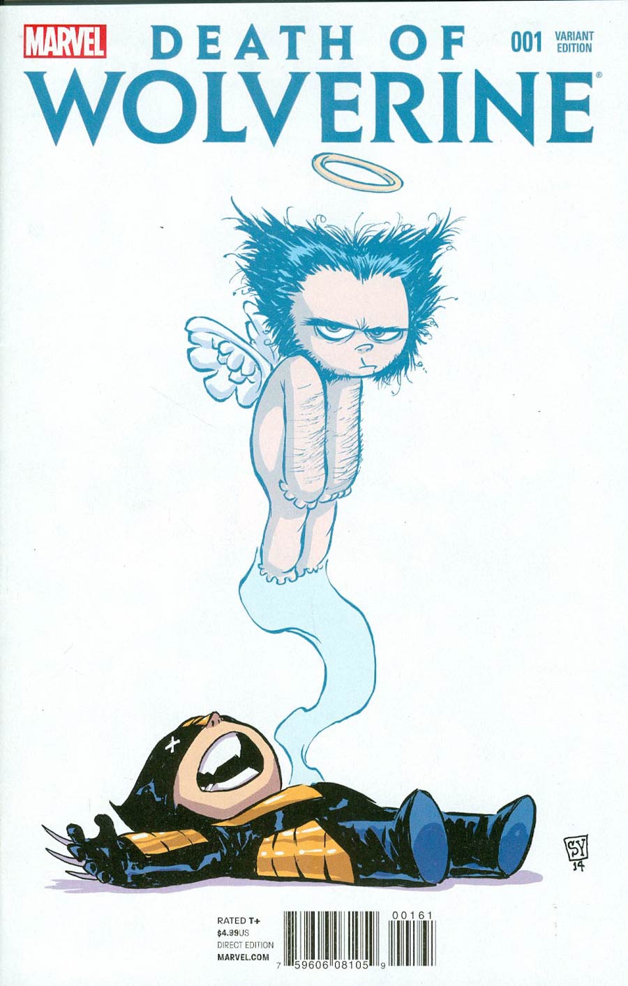 Death Of Wolverine #1 Cover C Variant Skottie Young Baby Cover