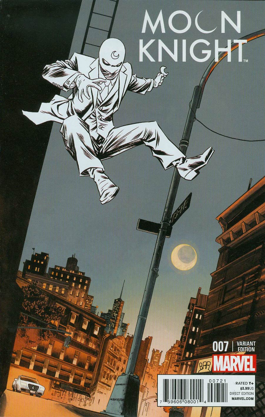 Moon Knight Vol 7 #7 Cover B Incentive Declan Shalvey Variant Cover