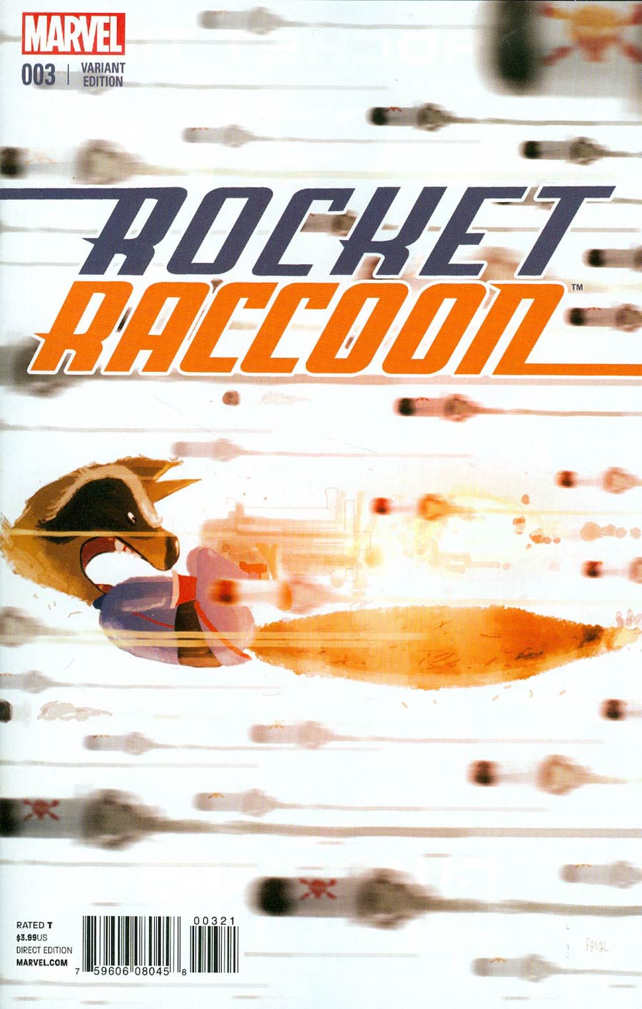 Rocket Raccoon Vol 2 #3 Cover B Incentive Pascal Campion Variant Cover