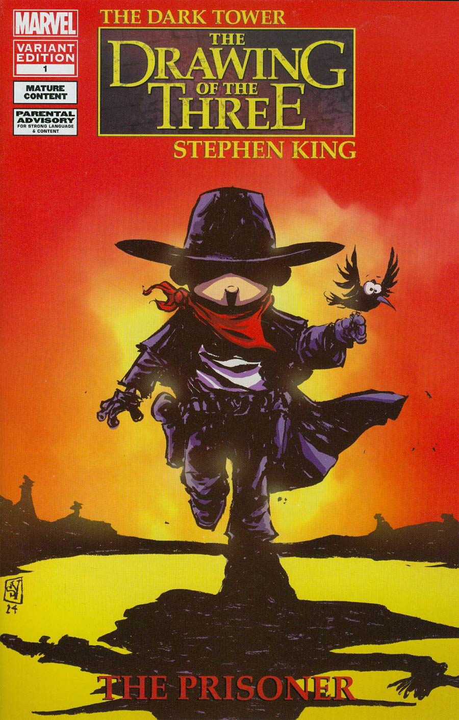 Stephen Kings Dark Tower Drawing Of The Three Prisoner #1 Cover B Variant Skottie Young Baby Cover