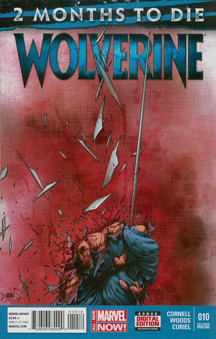 Wolverine Vol 6 #10 Cover C 2nd Ptg Steve McNiven Variant Cover (3 Months To Die Part 3)