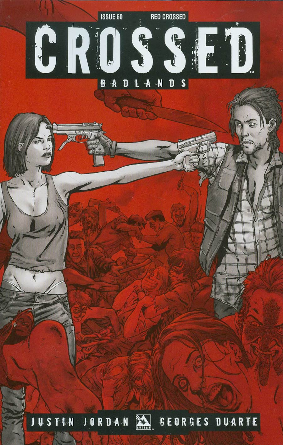 Crossed Badlands #60 Cover E Incentive Red Crossed Edition