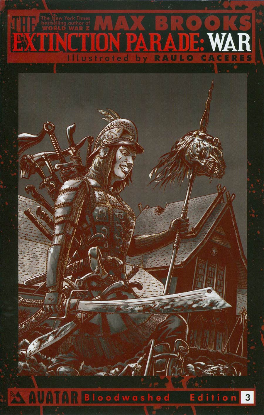 Extinction Parade War #3 Cover E Incentive Bloodwashed Cover