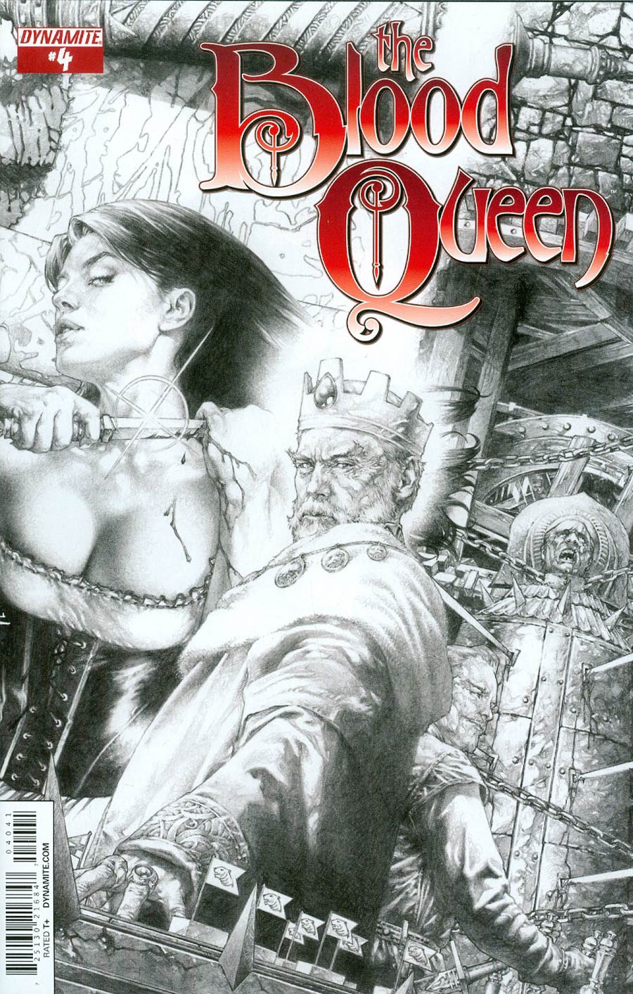 Blood Queen #4 Cover D Incentive Jay Anacleto Black & White Cover