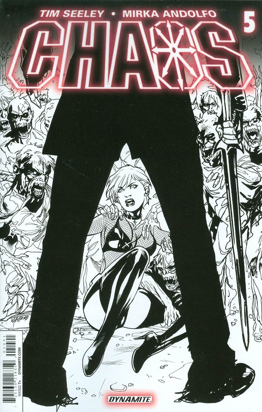 Chaos #5 Cover E Incentive Emanuela Lupacchino Black & White Cover