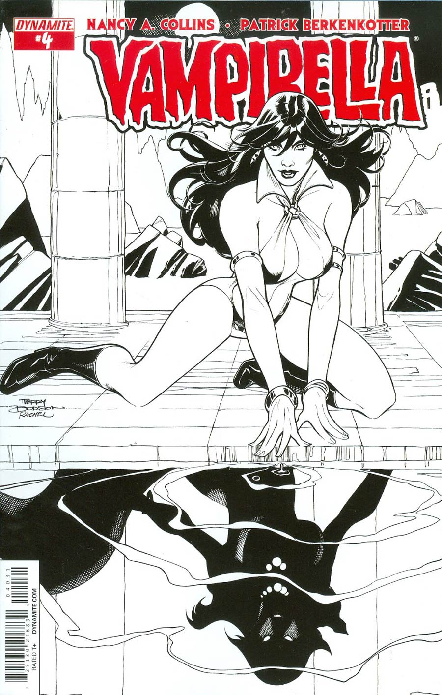 Vampirella Vol 5 #4 Cover D Incentive Terry Dodson Black & White Cover