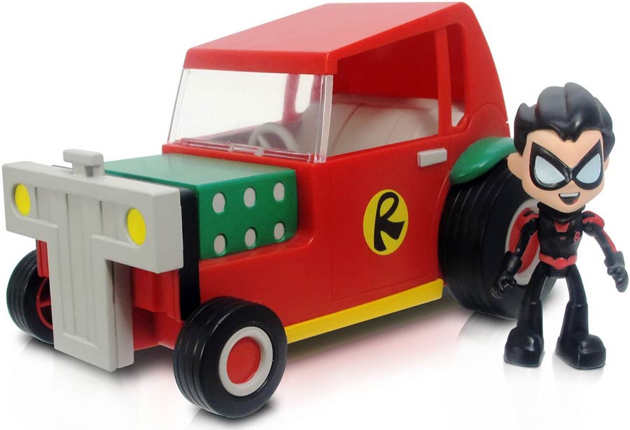Teen Titans Go 2.75-Inch Action Figure - Robin With Vehicle