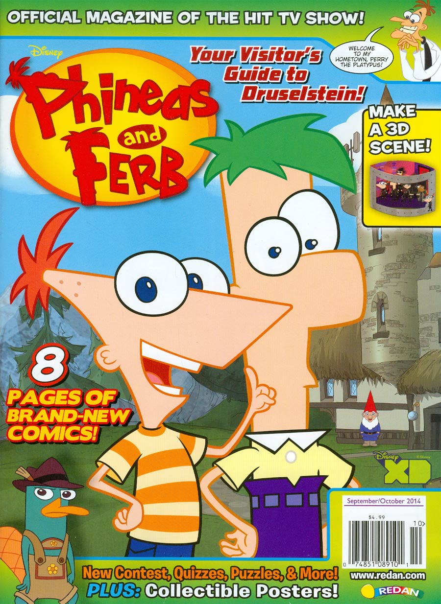 Phineas And Ferb Magazine #25 Sep / Oct 2014