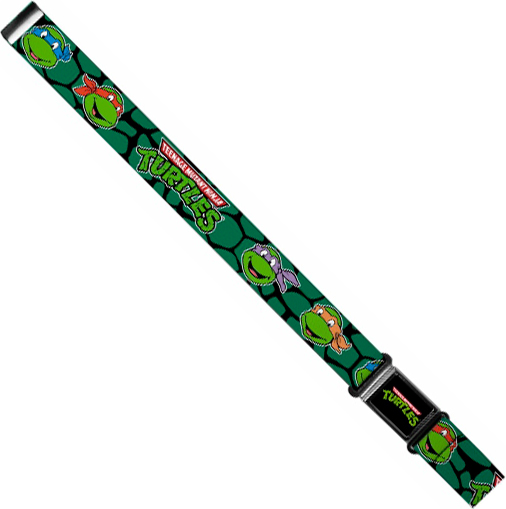 TMNT Magnetic Web Belt Kids - Teenage Mutant Ninja Turtles Faces & Logo