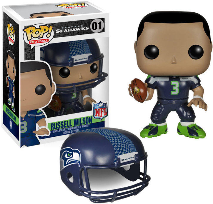 POP Football 01 Russell Wilson Vinyl Figure