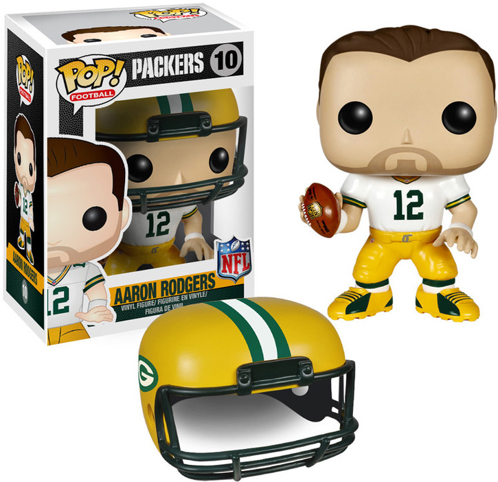 POP Football 10 Aaron Rogers Vinyl Figure
