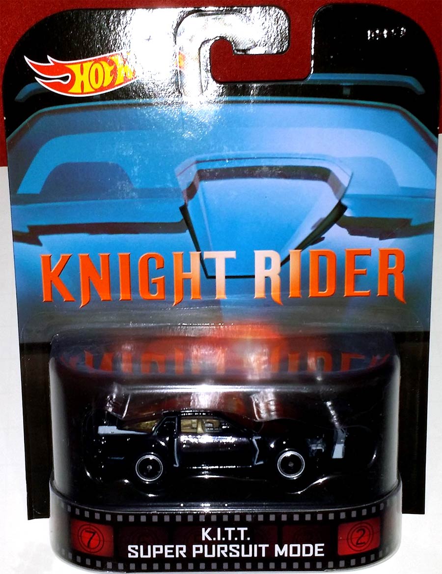 Hot Wheels Retro Entertainment 1/64 Knight Rider K.I.T.T. Super Pursuit Mode