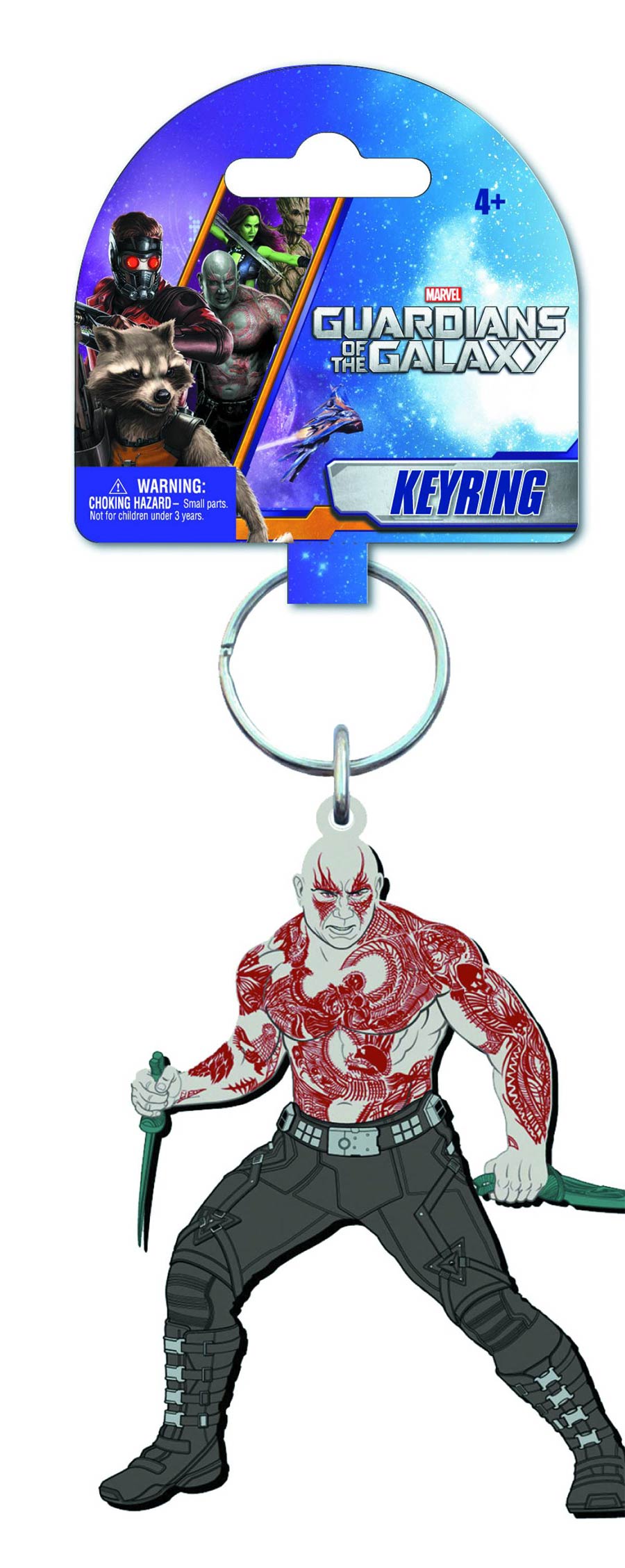 Guardians Of The Galaxy Soft Touch Keyring - Drax