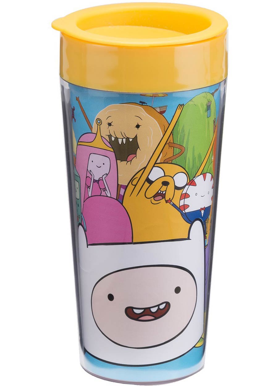 Adventure Time 16-Ounce Plastic Travel Mug