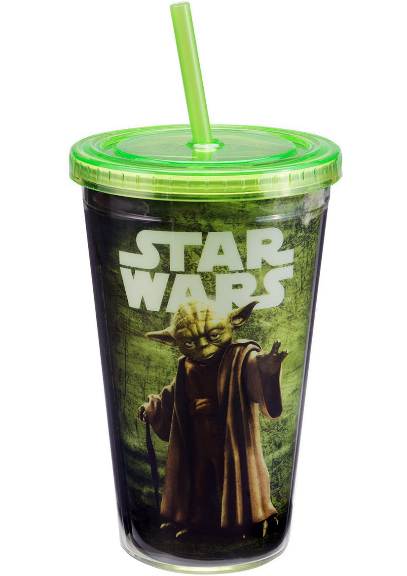 Star Wars Yoda 18-Ounce Acrylic Travel Cup