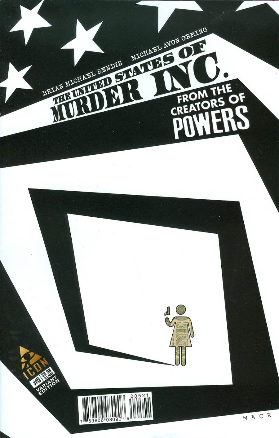 United States Of Murder Inc #5 Cover B Incentive David Mack Variant Cover