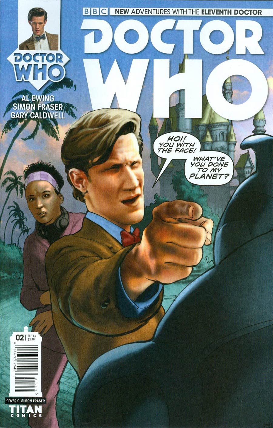 Doctor Who 11th Doctor #2 Cover C Incentive Simon Fraser Color Variant Cover