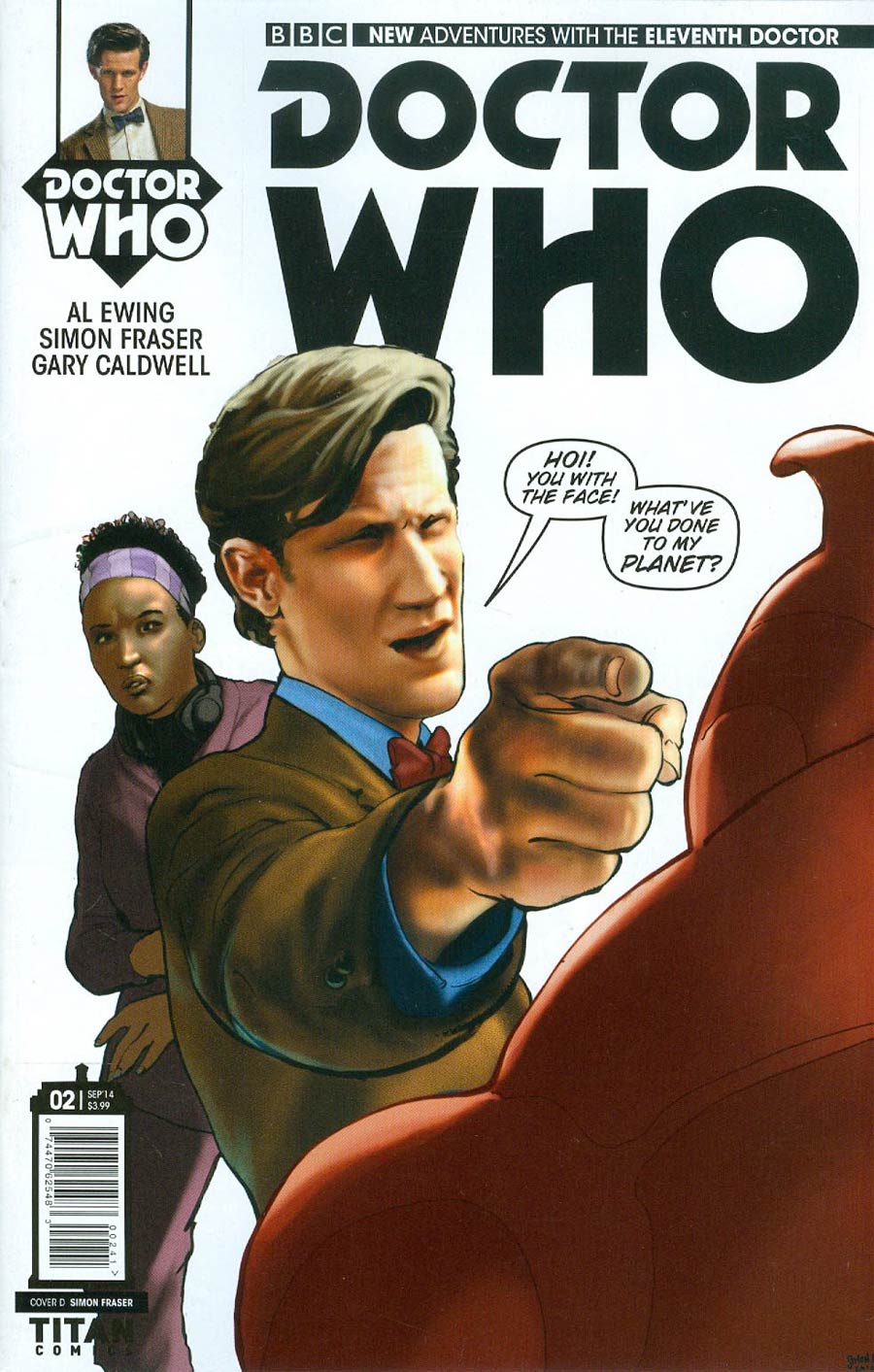 Doctor Who 11th Doctor #2 Cover D Incentive Simon Fraser Stark Variant Cover