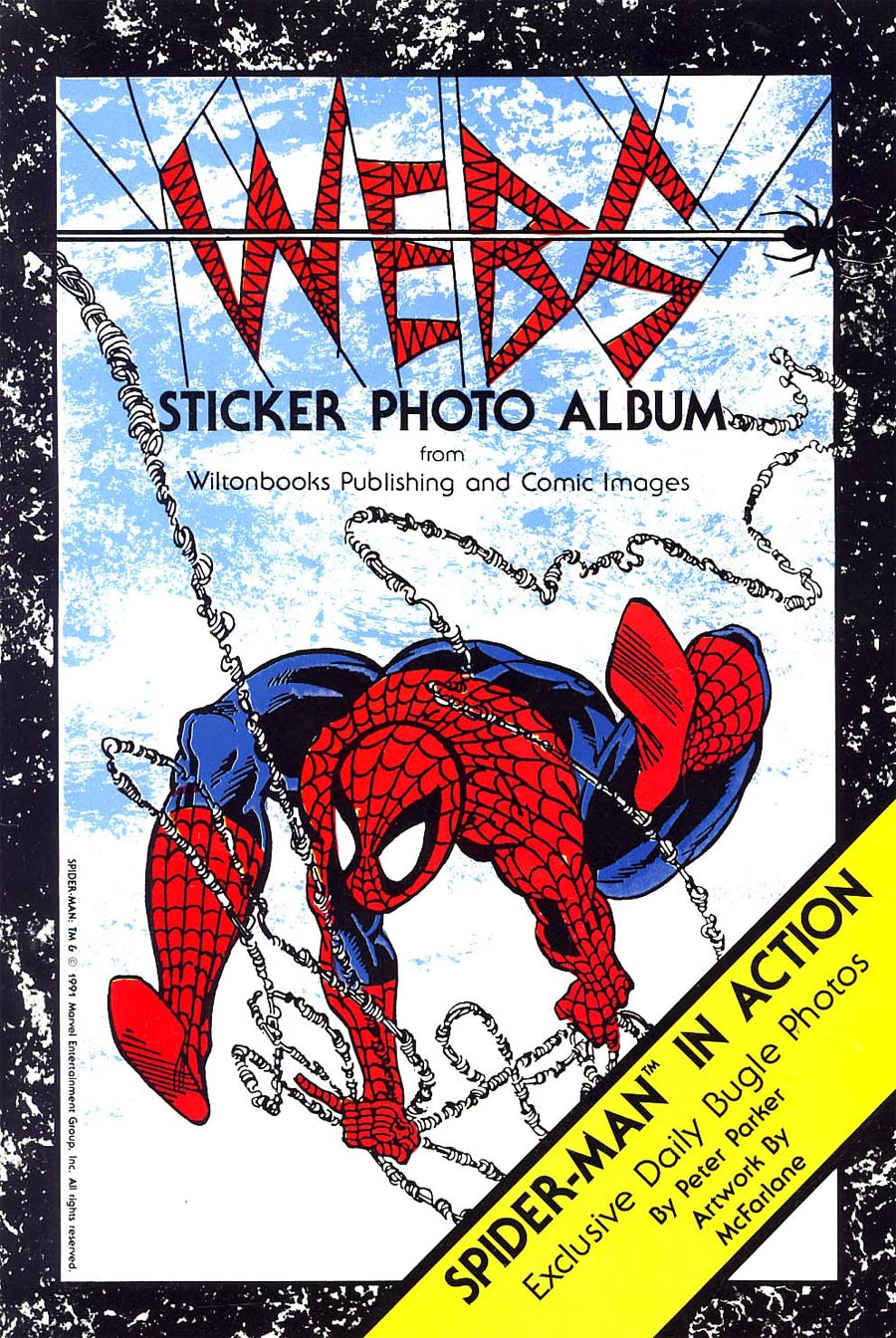 Spider-Man Webs Sticker Photo Album Sticker Cover A Stickers Attached