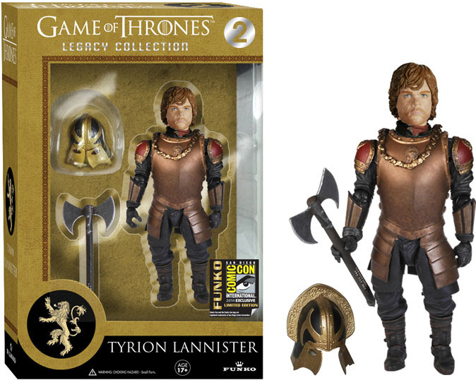 Legacy Collection Game Of Thrones 02 Tyrion With Battle Armor And Scar SDCC 2014 Exclusive 6-Inch Action Figure