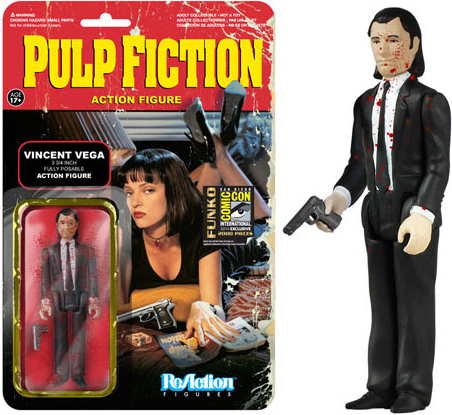 ReAction Pulp Fiction Vincent Vega Blood Splattered SDCC 2014 Exclusive 4-Inch Action Figure