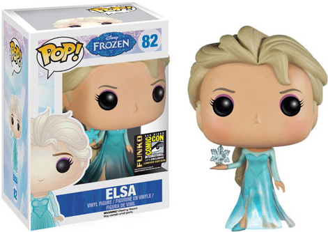 POP Disney 82 Frozen Elsa Transition To Ice Queen SDCC 2014 Exclusive Vinyl Figure