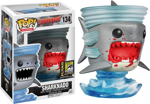POP Television 134 Sharknado Sharknado Blood Splatter SDCC 2014 Exclusive Vinyl Figure