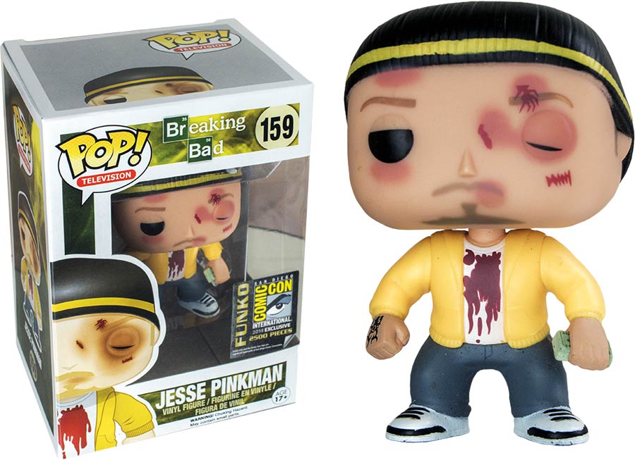 POP Television 159 Breaking Bad Jesse Pinkman Injured SDCC 2014 Exclusive Vinyl Figure
