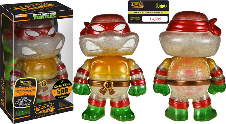 Hikari Teenage Mutant Ninja Turtles Raphael Clear Glitter Sofubi SDCC 2014 Exclusive Figure