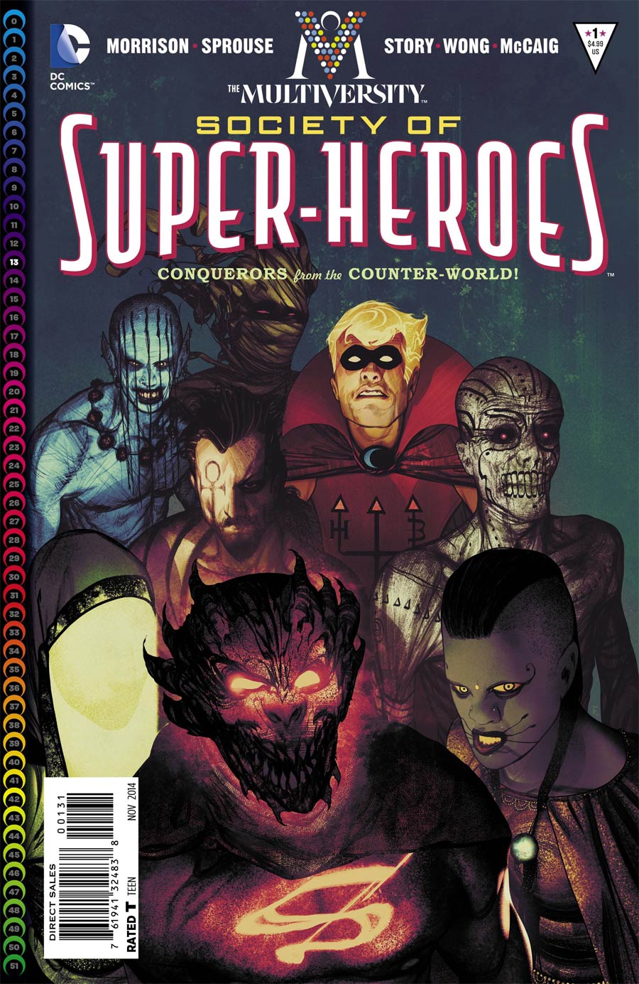 Multiversity Society Of Super-Heroes Conquerors Of The Counter-World #1 Cover C Incentive Frazer Irving Variant Cover