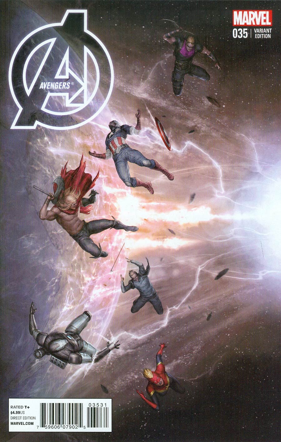 Avengers Vol 5 #35 Cover B Incentive Time Runs Out Variant Cover (Time Runs Out Tie-In)