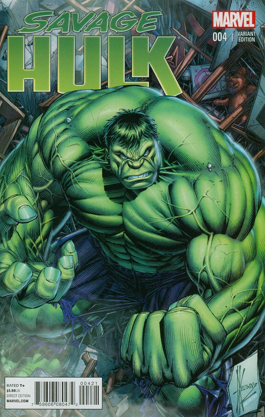 Savage Hulk #4 Cover B Incentive Dale Keown Variant Cover