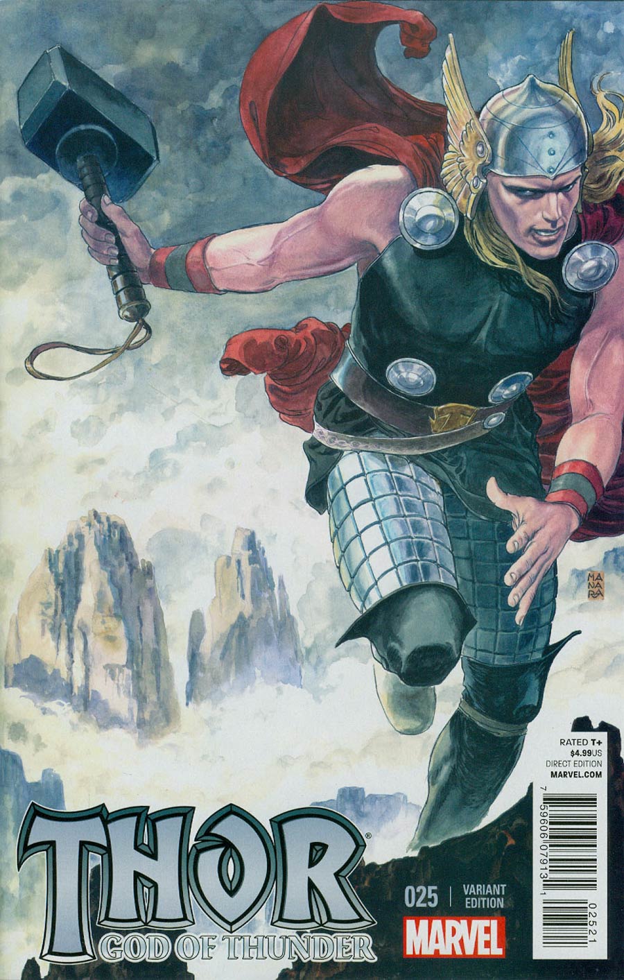 Thor God Of Thunder #25 Cover D Incentive Milo Manara Variant Cover