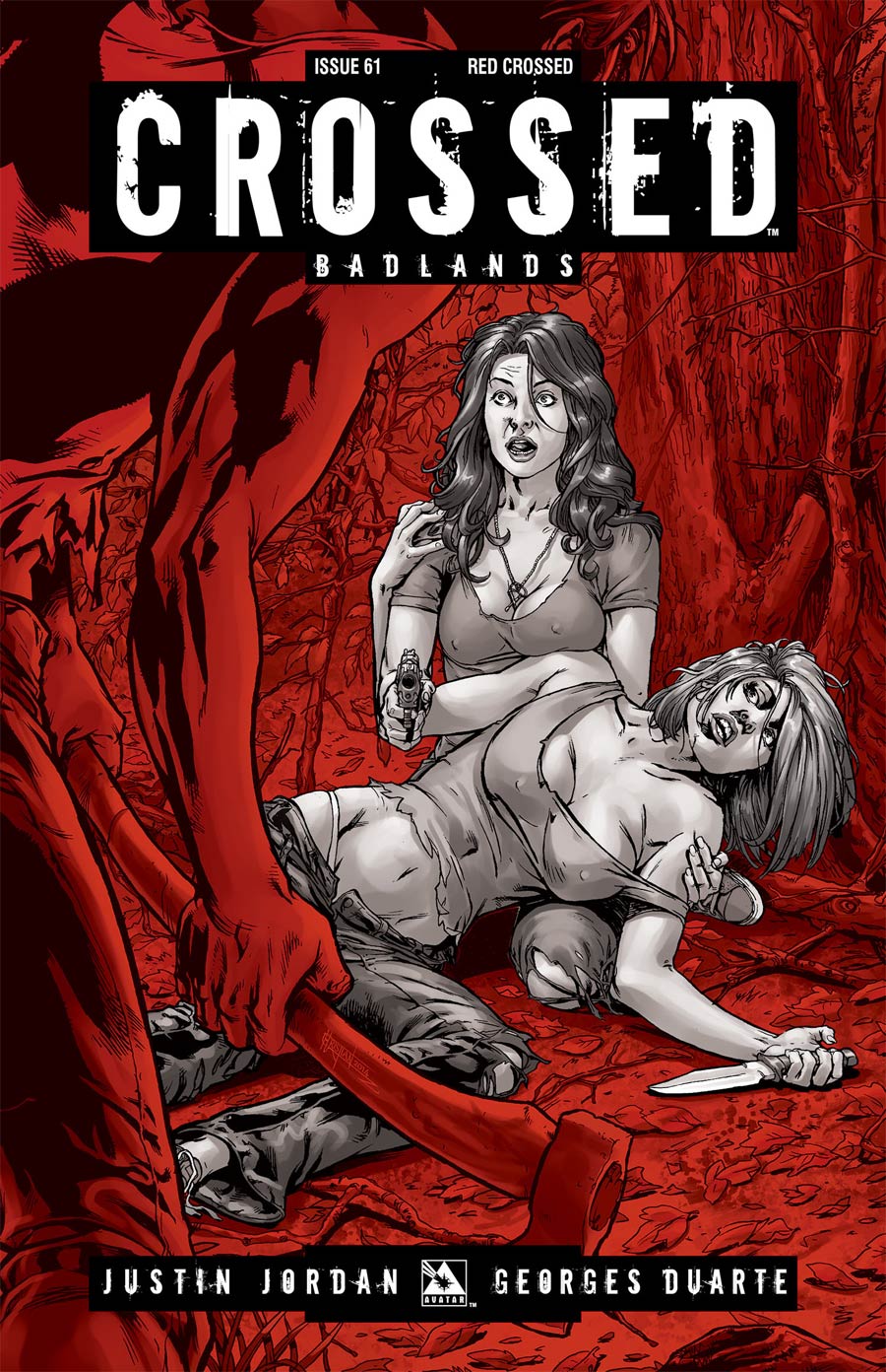 Crossed Badlands #61 Cover E Incentive Red Crossed Edition