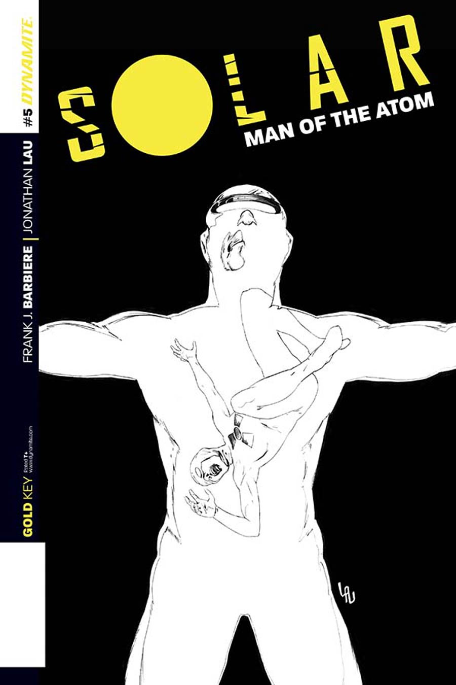 Solar Man Of The Atom Vol 2 #5 Cover D Incentive Jonathan Lau Black & White Cover