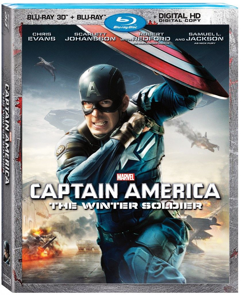 Captain America The Winter Soldier 3D Blu-ray DVD