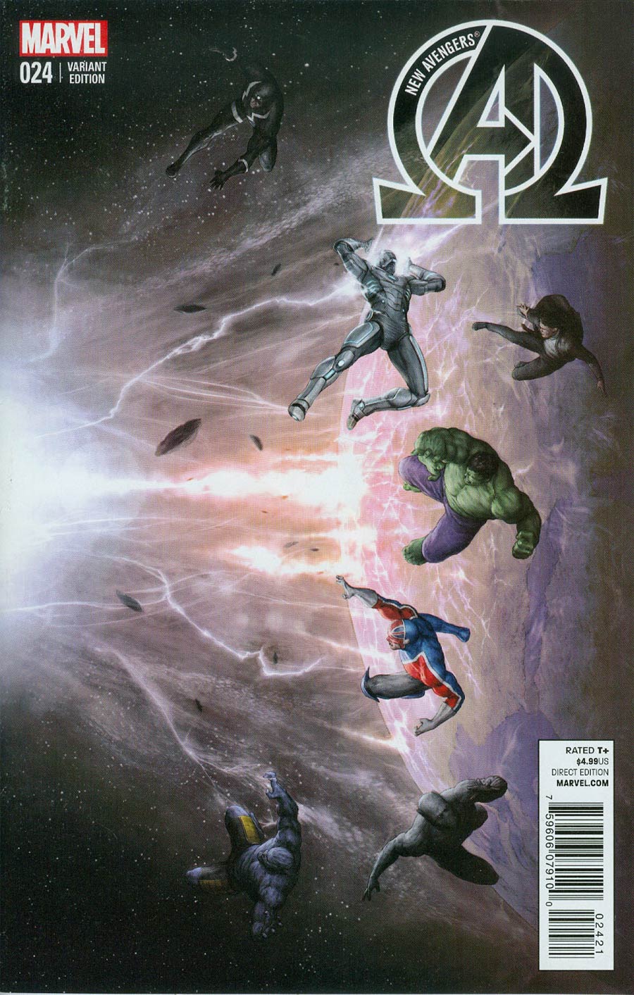 New Avengers Vol 3 #24 Cover B Incentive Time Runs Out Variant Cover (Time Runs Out Tie-In)
