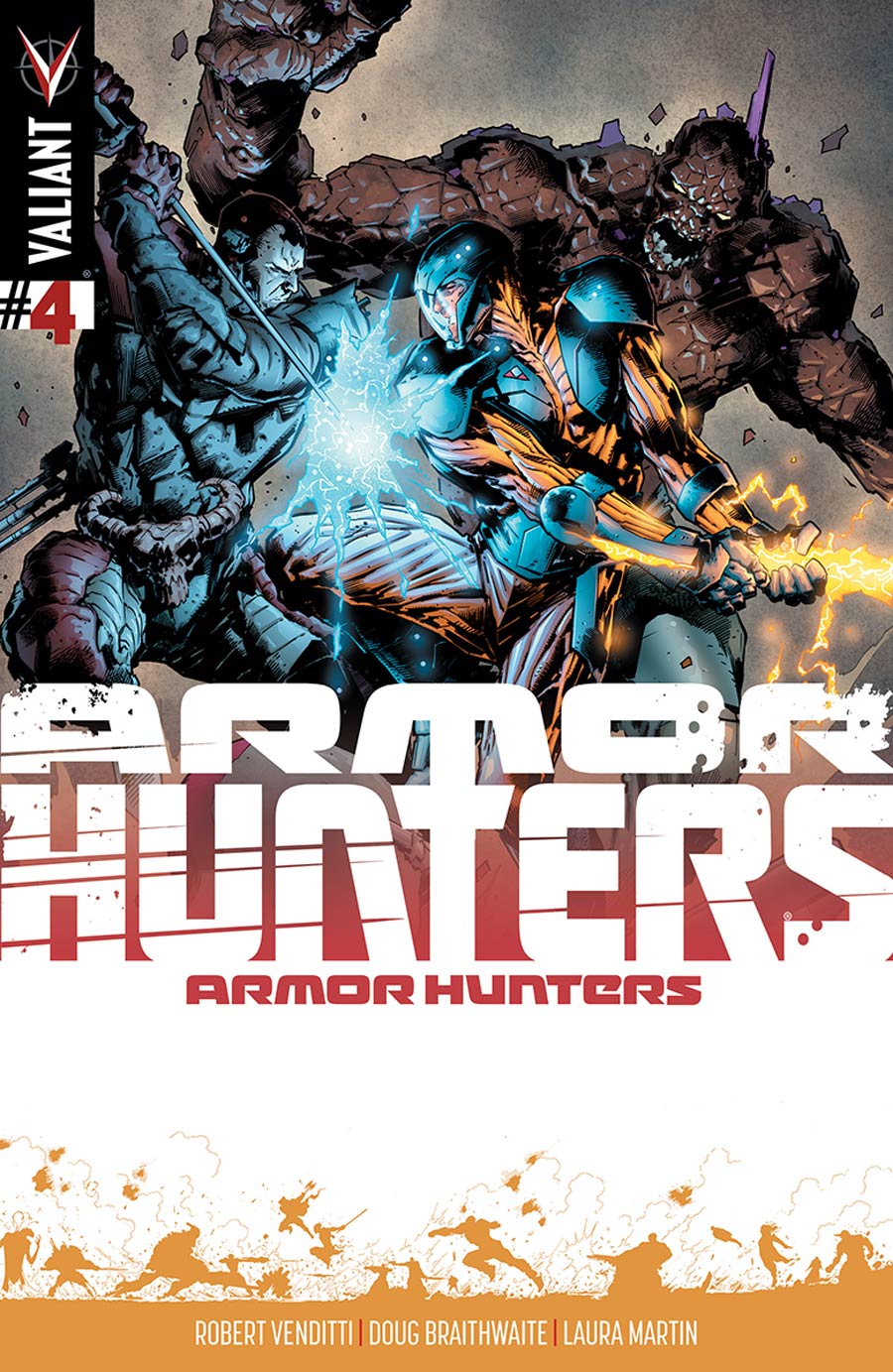 Armor Hunters #4 Cover D Incentive Trevor Hairsine Armor Hunters Variant Cover