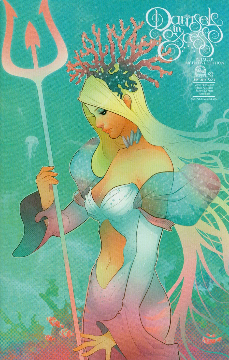 Damsels In Excess #3 Cover C Incentive Elizabeth Torque Variant Cover