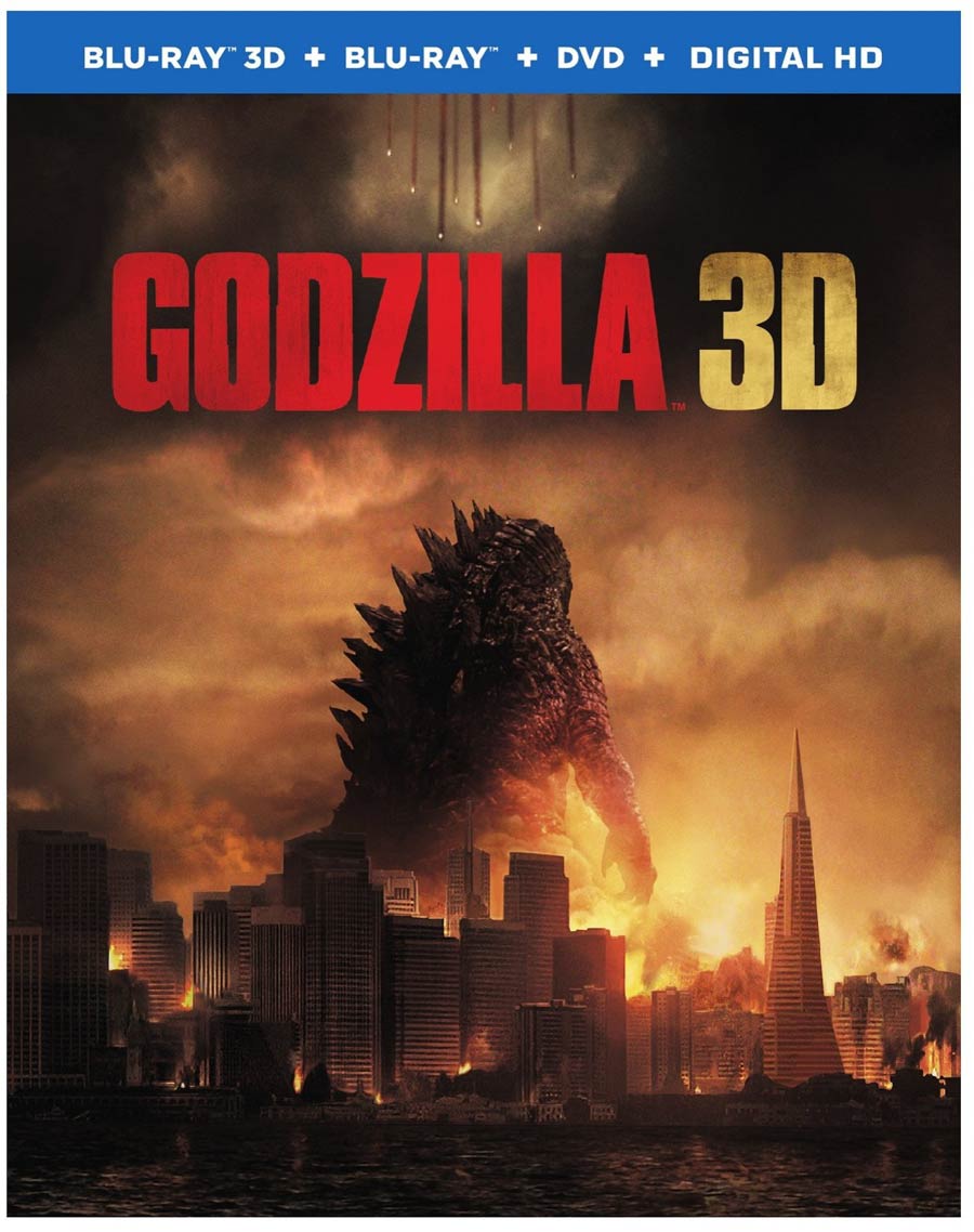 Godzilla 2014 3D Blu-ray Combo DVD