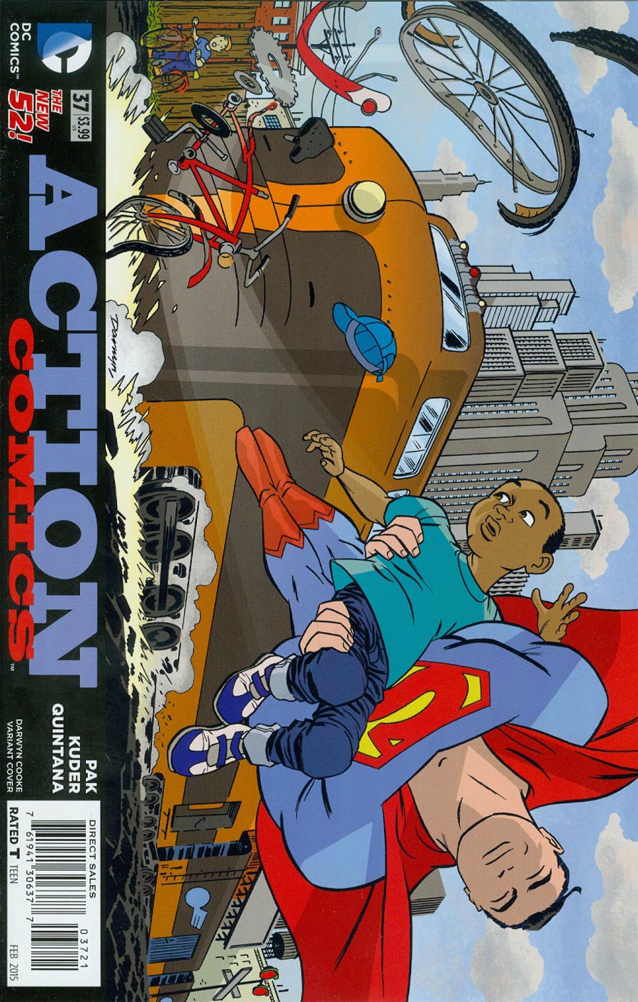 Action Comics Vol 2 #37 Cover B Variant Darwyn Cooke Cover