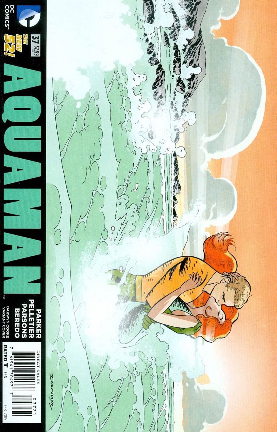 Aquaman Vol 5 #37 Cover B Variant Darwyn Cooke Cover