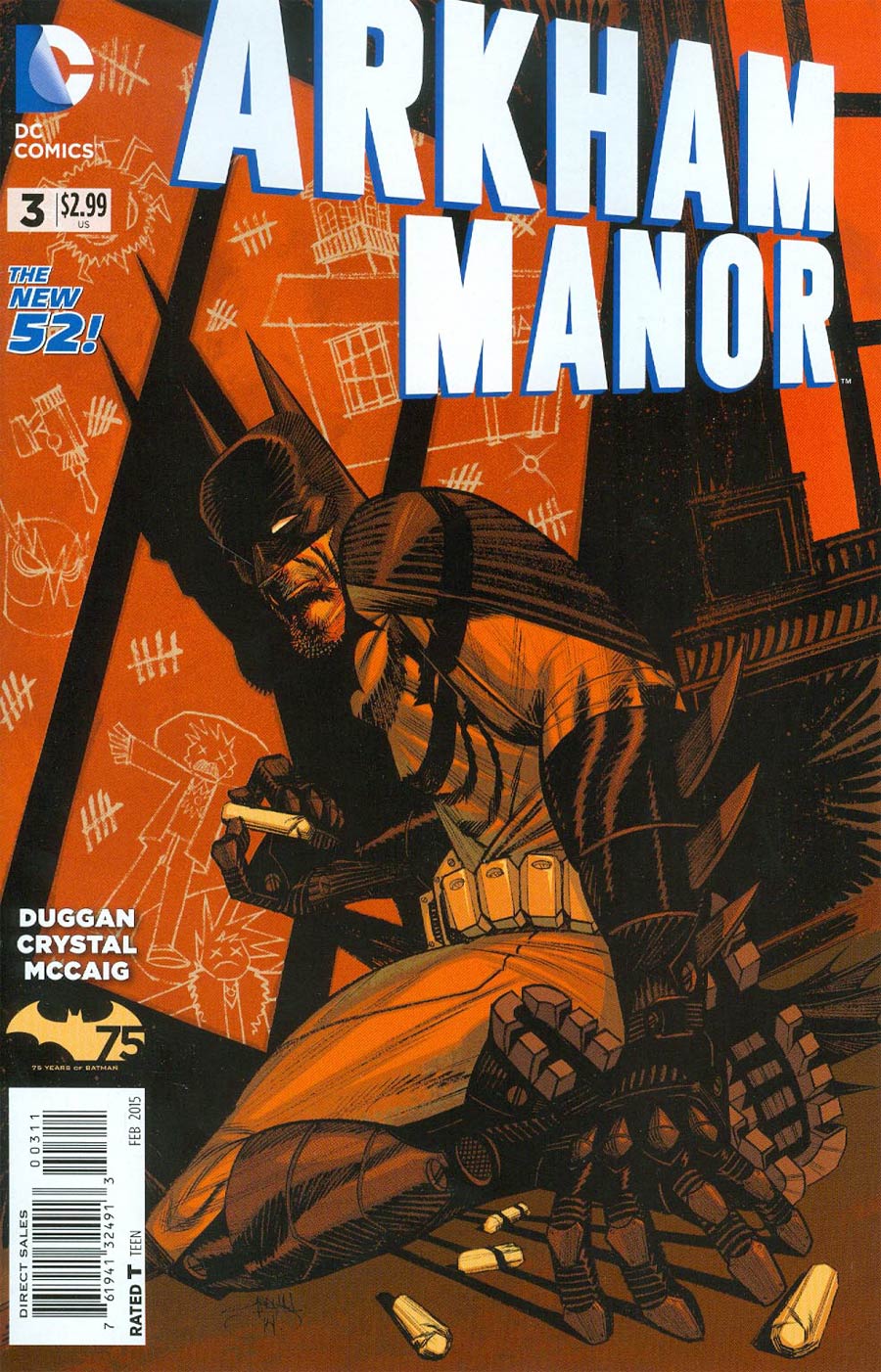 Arkham Manor #3 Cover A Regular Shawn Crystal Cover