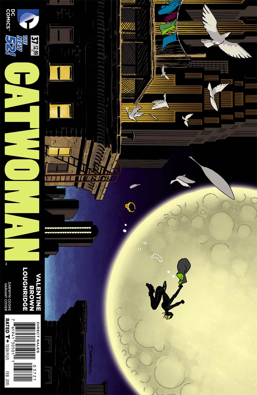 Catwoman Vol 4 #37 Cover B Variant Darwyn Cooke Cover