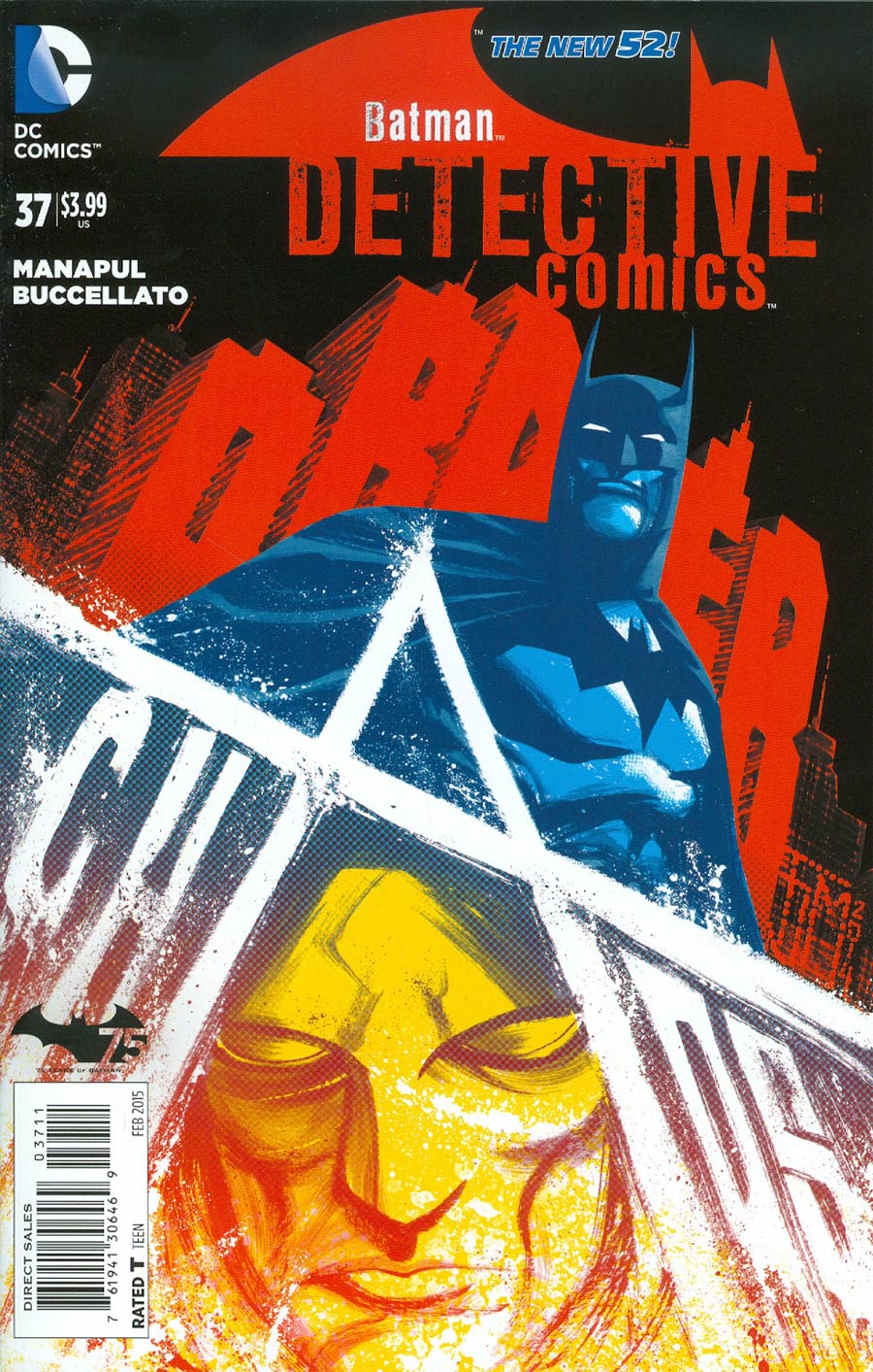 Detective Comics Vol 2 #37 Cover A Regular Francis Manapul Cover