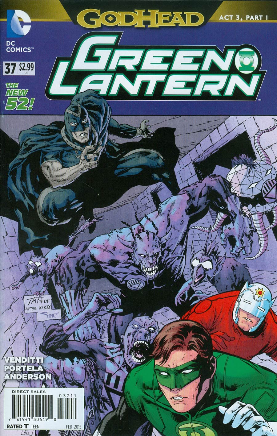 Green Lantern Vol 5 #37 Cover A Regular Billy Tan Cover (Godhead Act 3 Part 1)